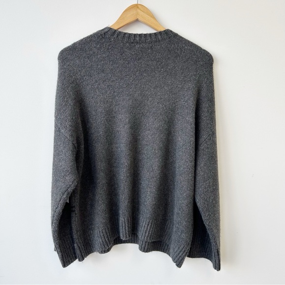 Nine West Charcoal and White Knit Sweater - Picture 4 of 5